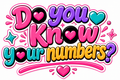 Do you know your numbers? - Self Paced and Zoom Check in