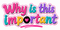 Why is this important - Sticker