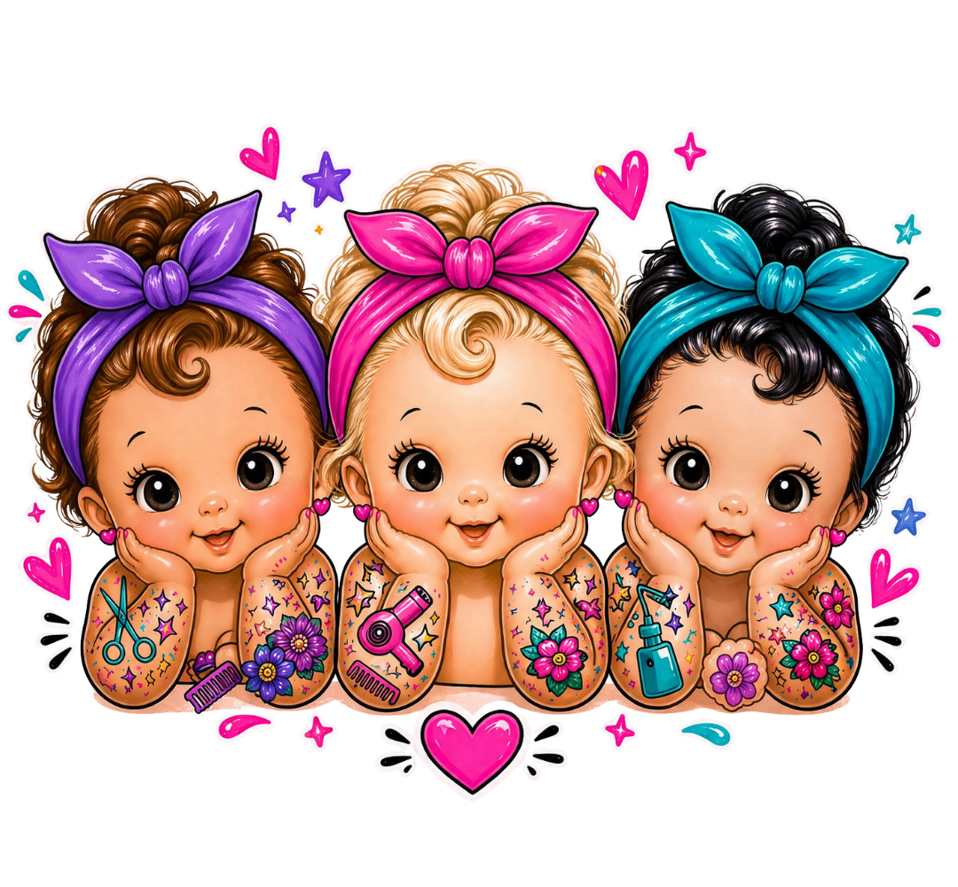 Three Cuties - Sticker